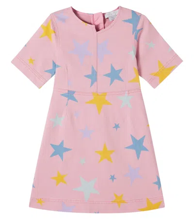Stella Mccartney Kids' Printed Denim Dress In Multi