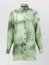 Stella Mccartney Horse-print Shirt In Green