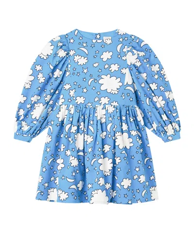 Stella Mccartney Printed Dress In Blue
