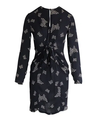 Stella Mccartney Printed Dress In Black Silk