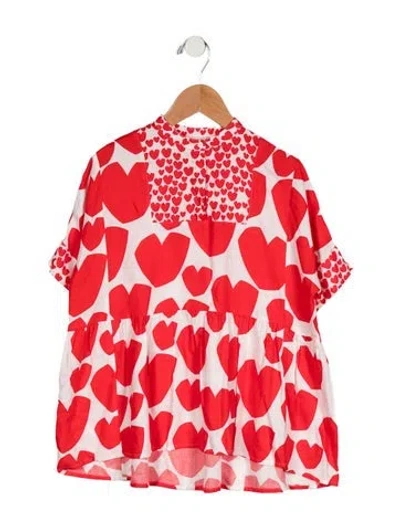 Pre-owned Stella Mccartney Babies' Printed Dress In Red