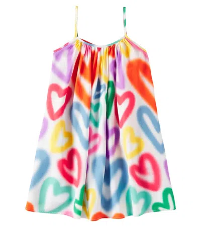 Stella Mccartney Kids' Printed Dress In White