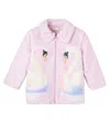 Stella Mccartney Printed Jacket In Pink