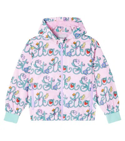 Stella Mccartney Kids' Printed Jacket In Pink
