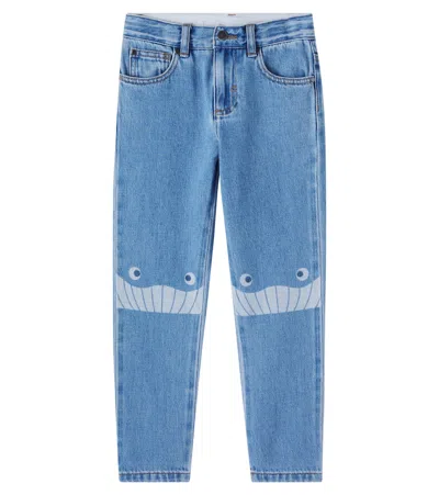 Stella Mccartney Kids' Printed Jeans In Blue