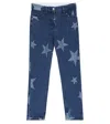 Stella Mccartney Printed Jeans In Blue/white