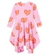 Stella Mccartney Printed Jersey Dress In Pink