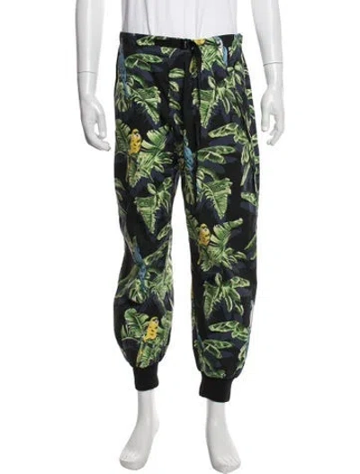Pre-owned Stella Mccartney Printed Joggers In Green