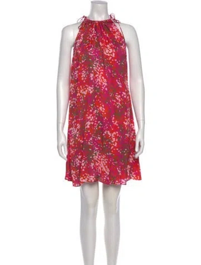 Pre-owned Stella Mccartney Printed Knee-length Dress In Pink