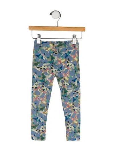 Pre-owned Stella Mccartney Babies' Printed Leggings In Blue
