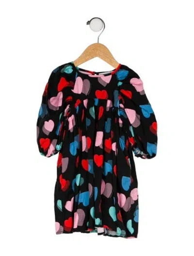 Pre-owned Stella Mccartney Babies' Printed Long Sleeve Blouse In Black