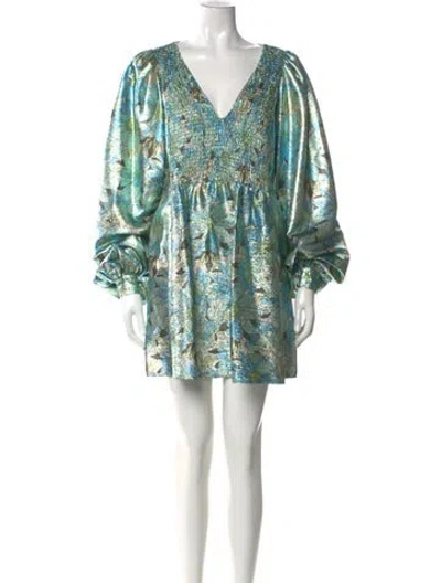 Pre-owned Stella Mccartney Printed Mini Dress