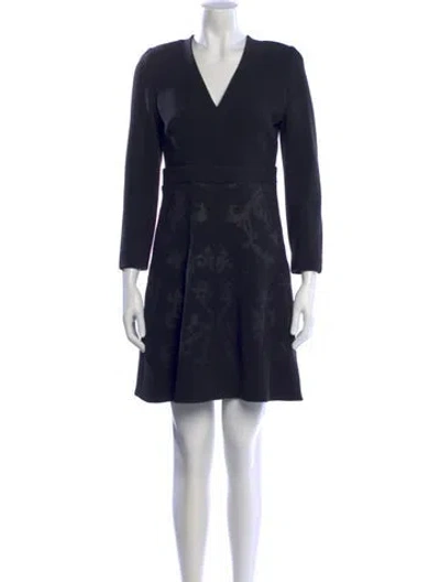 Pre-owned Stella Mccartney Printed Mini Dress In Black