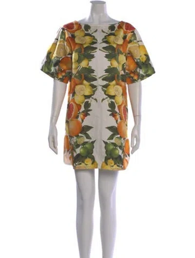 Pre-owned Stella Mccartney Printed Mini Dress In Multi