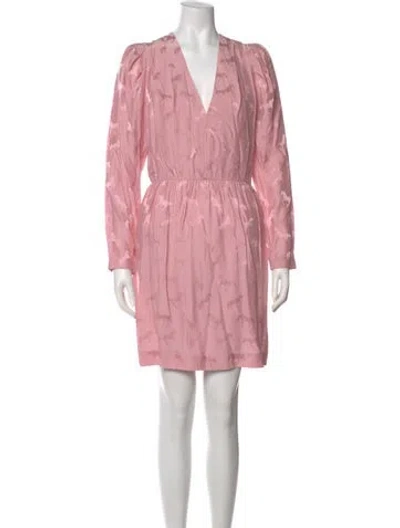 Pre-owned Stella Mccartney Printed Mini Dress In Pink