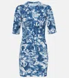 Stella Mccartney Mini Abito Con Stampa Di Animali Della Foresta In Multicoloured