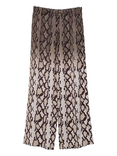 Stella Mccartney Printed Pajama Trousers In Multi