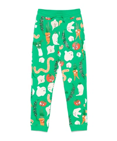 Stella Mccartney Printed Pants In Green