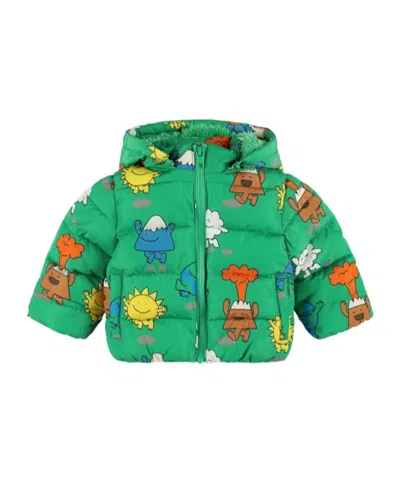 Stella Mccartney Printed Poly Jacket In Green