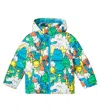 Stella Mccartney Printed Puffer Jacket In Multi