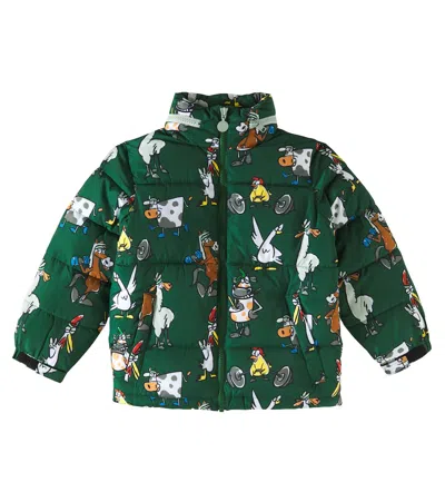 Stella Mccartney Kids' Illustration-print Jacket In Green