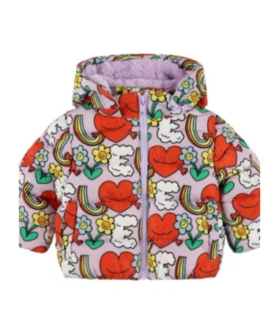 Stella Mccartney Printed Puffer Jacket In Multi