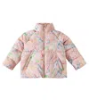 Stella Mccartney Printed Puffer Jacket In Multicoloured