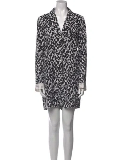Pre-owned Stella Mccartney Printed Romper In White