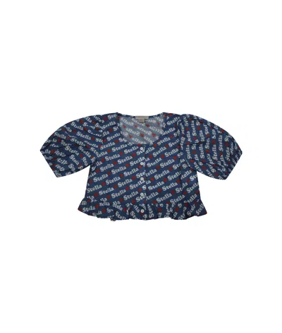 Stella Mccartney Printed Shirt In Blue