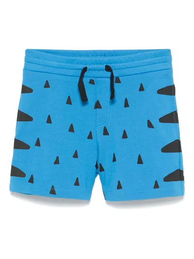 Stella Mccartney Kids' Printed Shorts In Blue