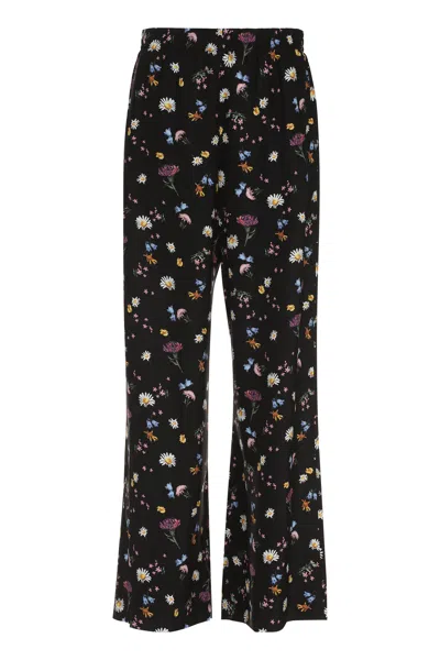 STELLA MCCARTNEY STELLA MCCARTNEY PRINTED SILK PANTS