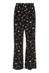 Stella Mccartney Floral-print Silk Trousers