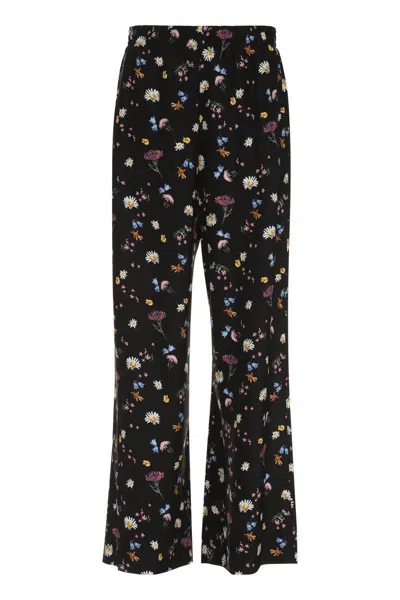 STELLA MCCARTNEY STELLA MCCARTNEY PRINTED SILK PANTS