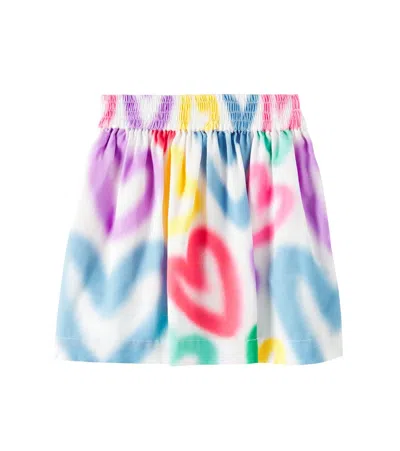 Stella Mccartney Kids' Printed Skirt In White