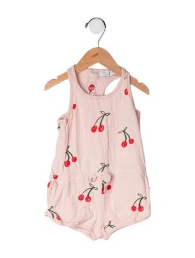 Pre-owned Stella Mccartney Babies' Printed Sleeveless Romper In Pink