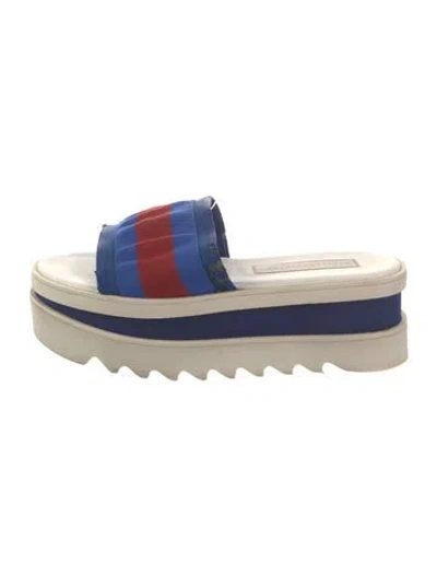 Pre-owned Stella Mccartney Printed Slides In Multi