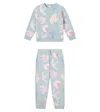 Stella Mccartney Printed Sweatshirt And Sweatpants Set In Blue