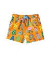 Stella Mccartney Printed Swimming Shorts In Orange
