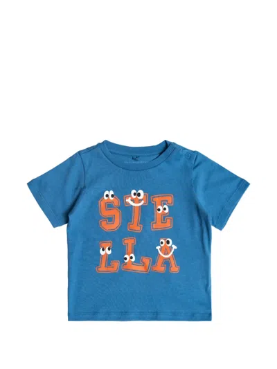 Stella Mccartney Babies' Printed T-shirt In Blue