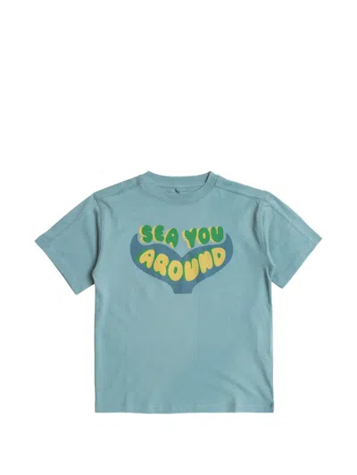 Stella Mccartney Kids' Printed T-shirt In Blue