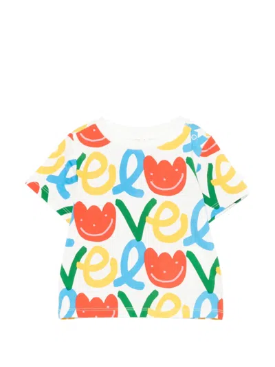 Stella Mccartney Babies' Printed T-shirt In White