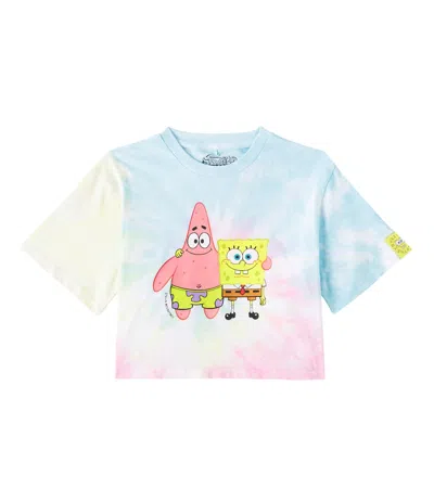 Stella Mccartney Kids' Printed Tie-dye Cotton Jersey T-shirt In Colourful