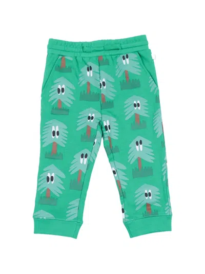 Stella Mccartney Printed Track Pants In Green