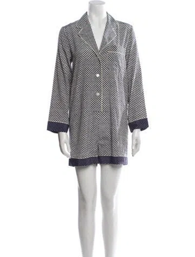 Pre-owned Stella Mccartney Printed V-neck Romper In Multi