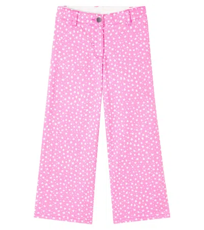 STELLA MCCARTNEY PRINTED WIDE-LEG JEANS