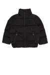 Stella Mccartney Quilted Padded Jacket With Logo In Black