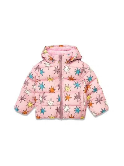 Stella Mccartney Babies' Star-print Jacket In Pink