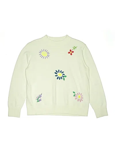 Pre-owned Stella Mccartney Kids'  Pullover Sweater In White