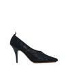 Stella Mccartney Pump 95 Lace On Mesh In Multi