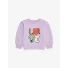 Stella Mccartney Cartoon-print Sweatshirt In Purple